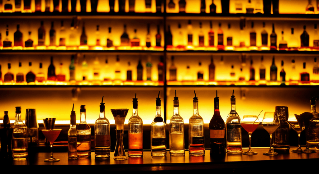 Atmospheric bar background